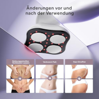 Depsoul Anti Cellulite Massager Electric, bezdrátový masážní přístroj proti celulitidě pro masáž pasu, břicha, hýždí, paží, noho